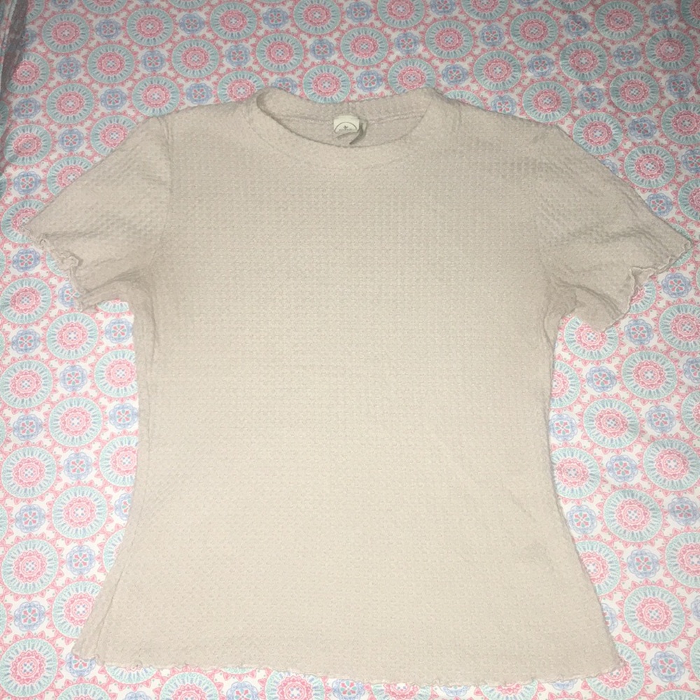 Beige tight shirt